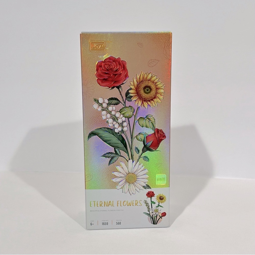 Loz Eternal Flowers Mini Brick Bouquet